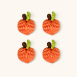 Servilleteros de Durazno en Crochet