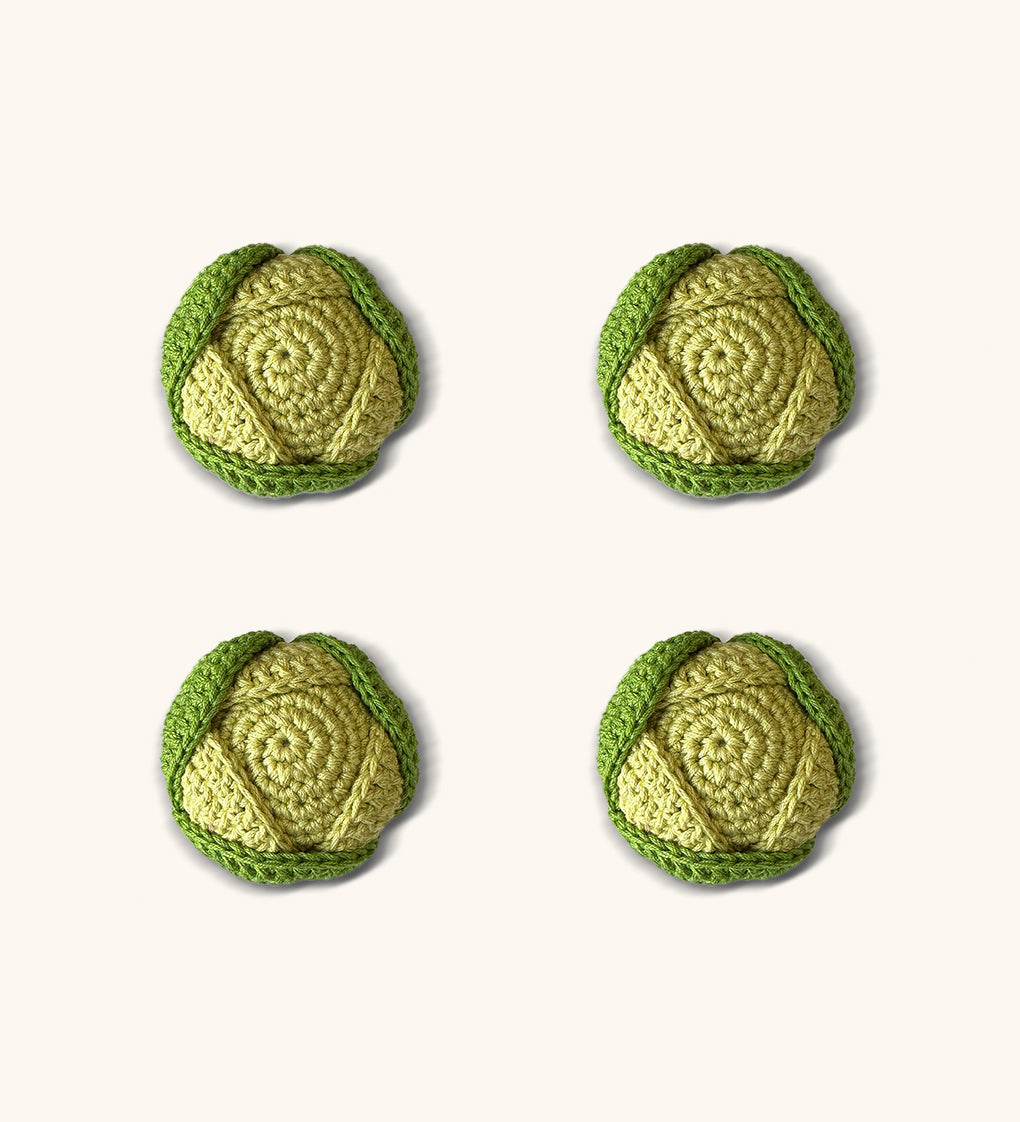 Servilleteros de Lechuga en Crochet