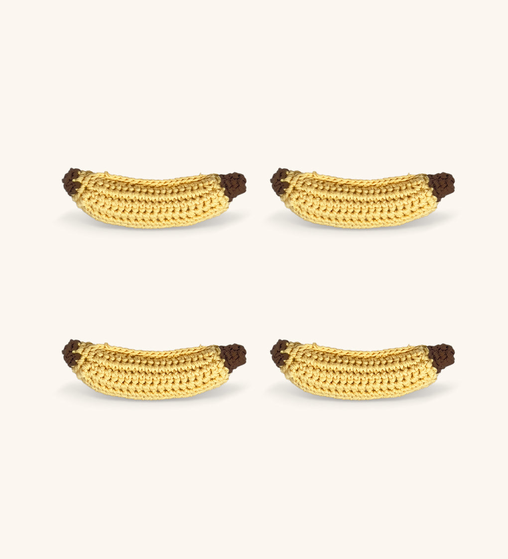 Servilleteros de Plátano en Crochet