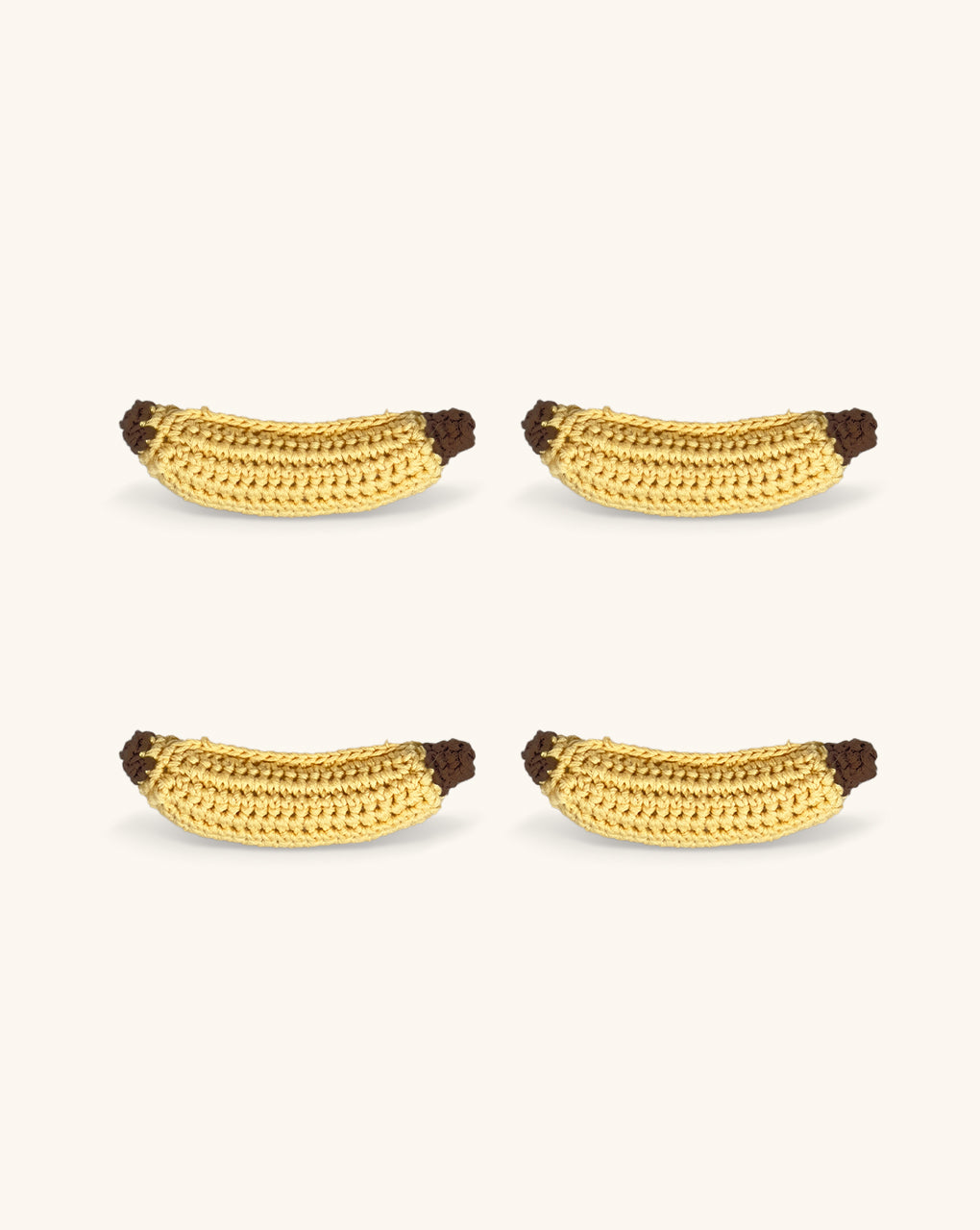 Servilleteros de Plátano en Crochet