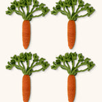 Servilleteros de Zanahoria en Crochet