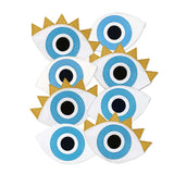 Set completo cocteleras Lucky Eye con y sin Pestañas. Set de 8