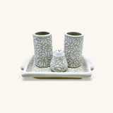 Set Mezcalero de Talavera Blanca