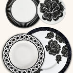 Set Completo Vajilla Identidad en color Negro