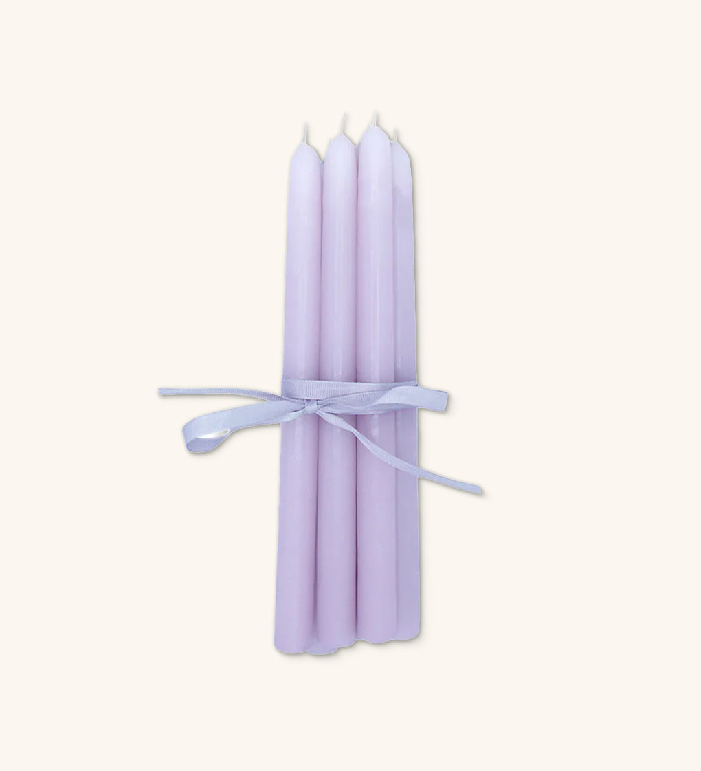 Set de 6 Velas Artesanales Lila