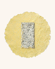 Set de Mantelería con Individual Hortensia Amarillo y Servilleta Big Daisy Florecitas Amarillo