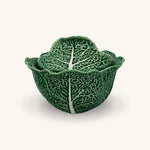 Sopera con Tapa Hoja Repollo Verde 3 L.