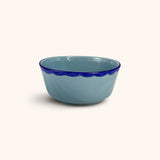 Tazón Pozolero Puebla Azul Turquesa. Set de 4
