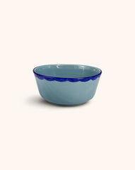 Tazón Pozolero Puebla Azul Turquesa. Set de 4