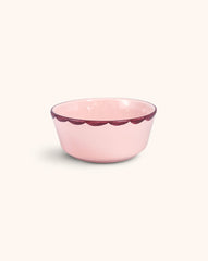 Tazón Pozolero Puebla Rosa Pastel. Set de 4