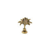 Tarjetero de Bronce en Forma de Palmera. Set de 4