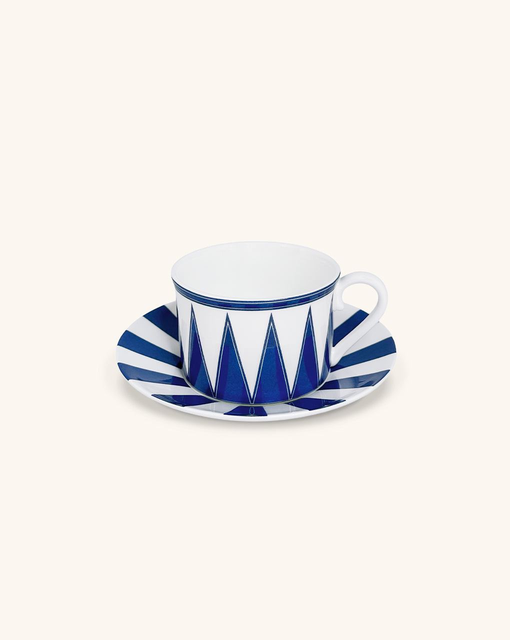 Tazas Té con Plato Identidad Azul