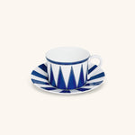 Tazas Té con Plato Identidad Azul