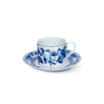 Taza con platito de porcelana para té, línea Margao de Vista Alegre