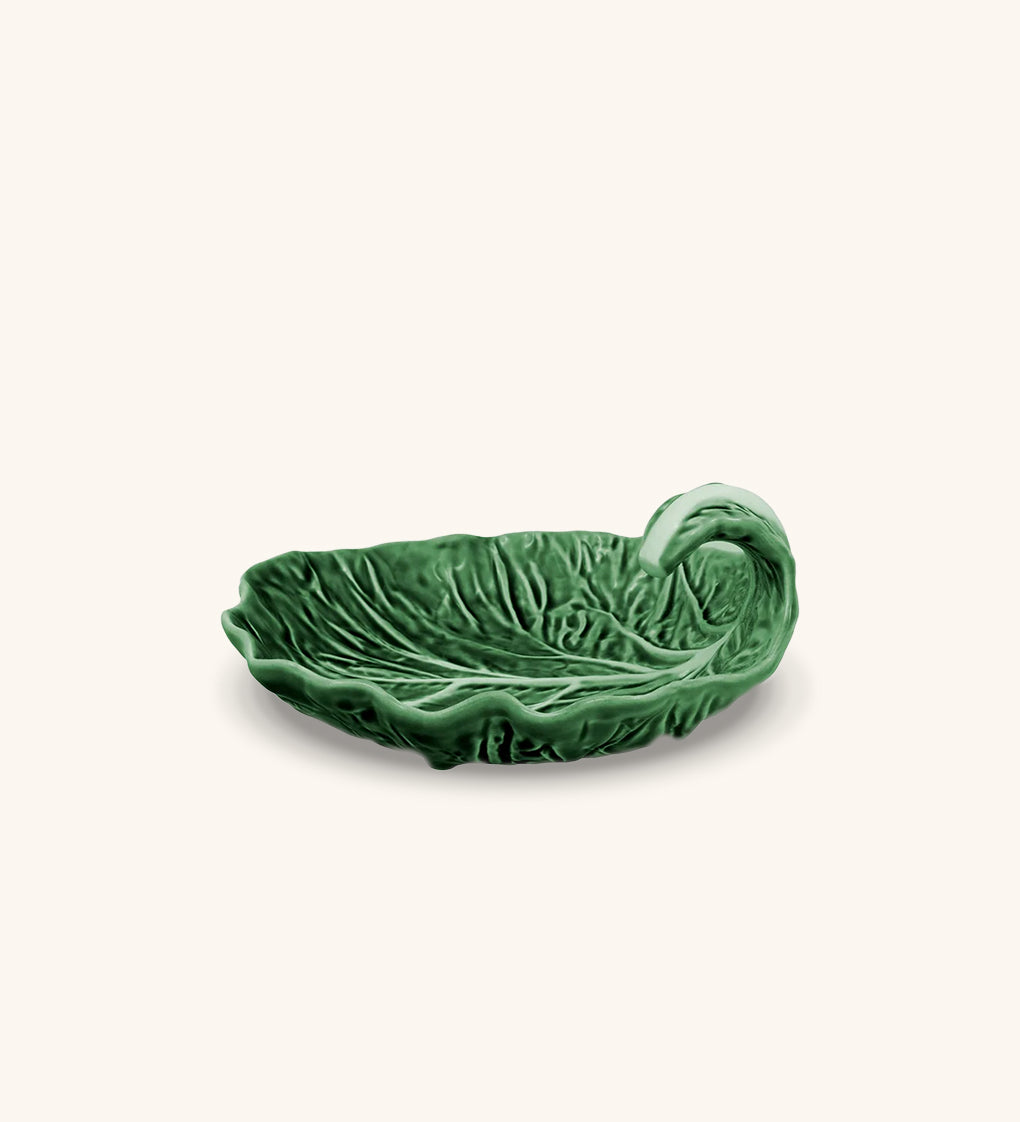 Tazón Mediano Hoja Curva Repollo Verde 18 cm