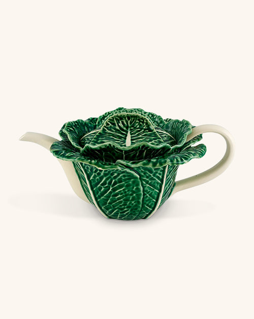 Tetera Hoja Repollo Verde
