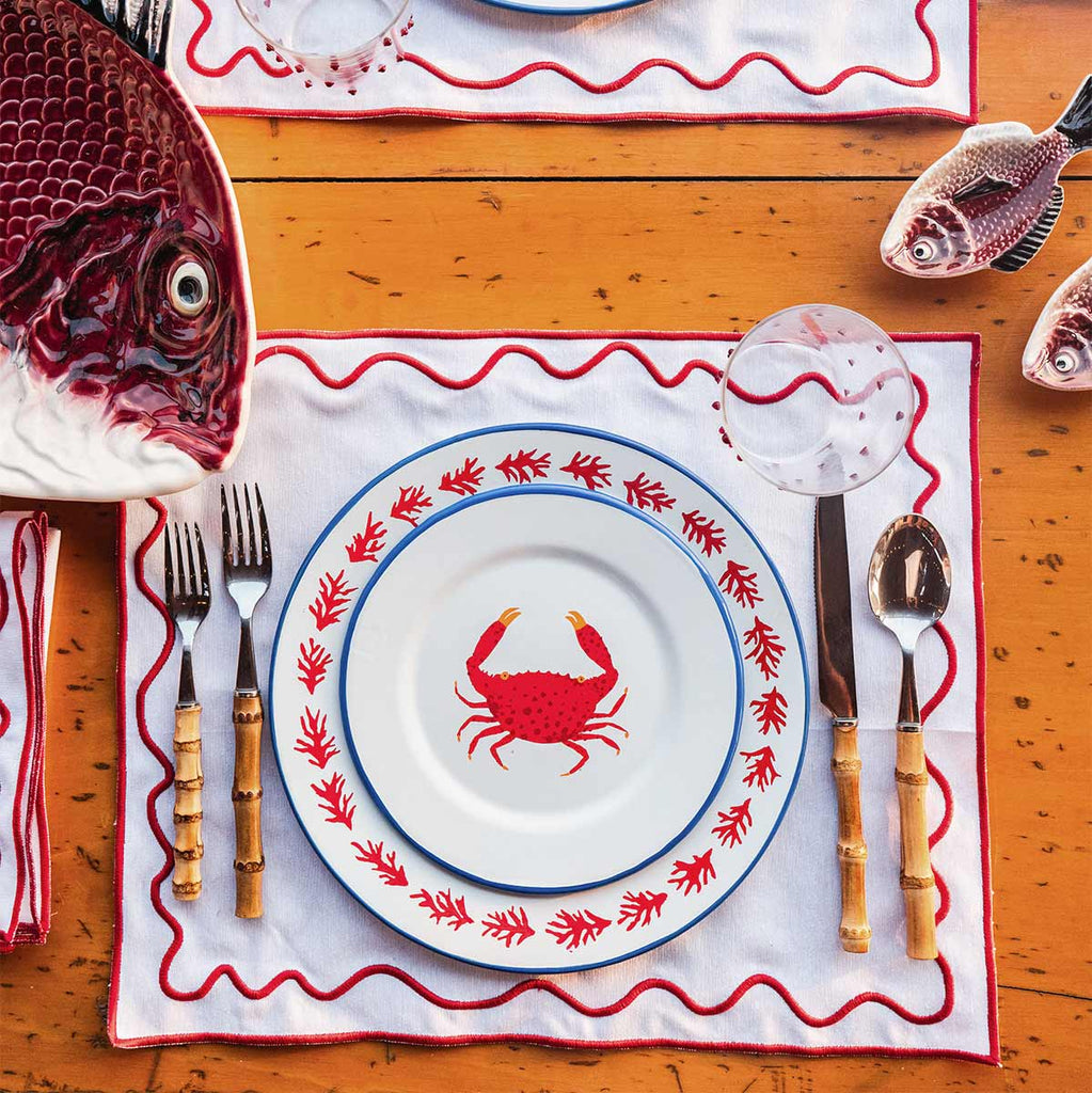 Plato Rabanera Pez. Set de 4