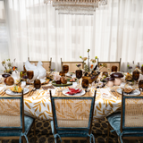 Mantel de Mesa con Imagenes de espigas en color dorado de 2 x 3 m