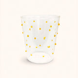 Vasos Tumbler Pippa con Puntitos Amarillos, set de 6