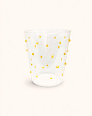 Vasos Tumbler Pippa con Puntitos Amarillos, set de 6