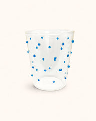 Vasos Tumbler Pippa con Puntitos Azules, set de 6