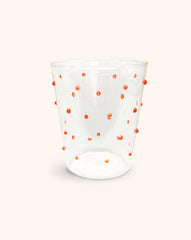 Vasos Tumbler Pippa con Puntitos Rojos, set de 6