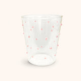 Vasos Tumbler Pippa con Puntitos Rosas, set de 6