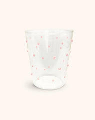 Vasos Tumbler Pippa con Puntitos Rosas, set de 6