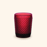 Vaso Bicos Rojo. Set de 4