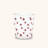 Vasos Tumbler Pippa con Puntitos Rojos, set de 6