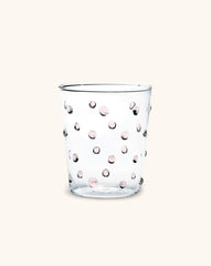 Vasos Tumbler Pippa con Puntitos Rosas, set de 6