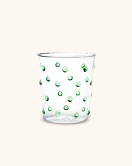 Vasos Tumbler Pippa con Puntitos Verdes, set de 6