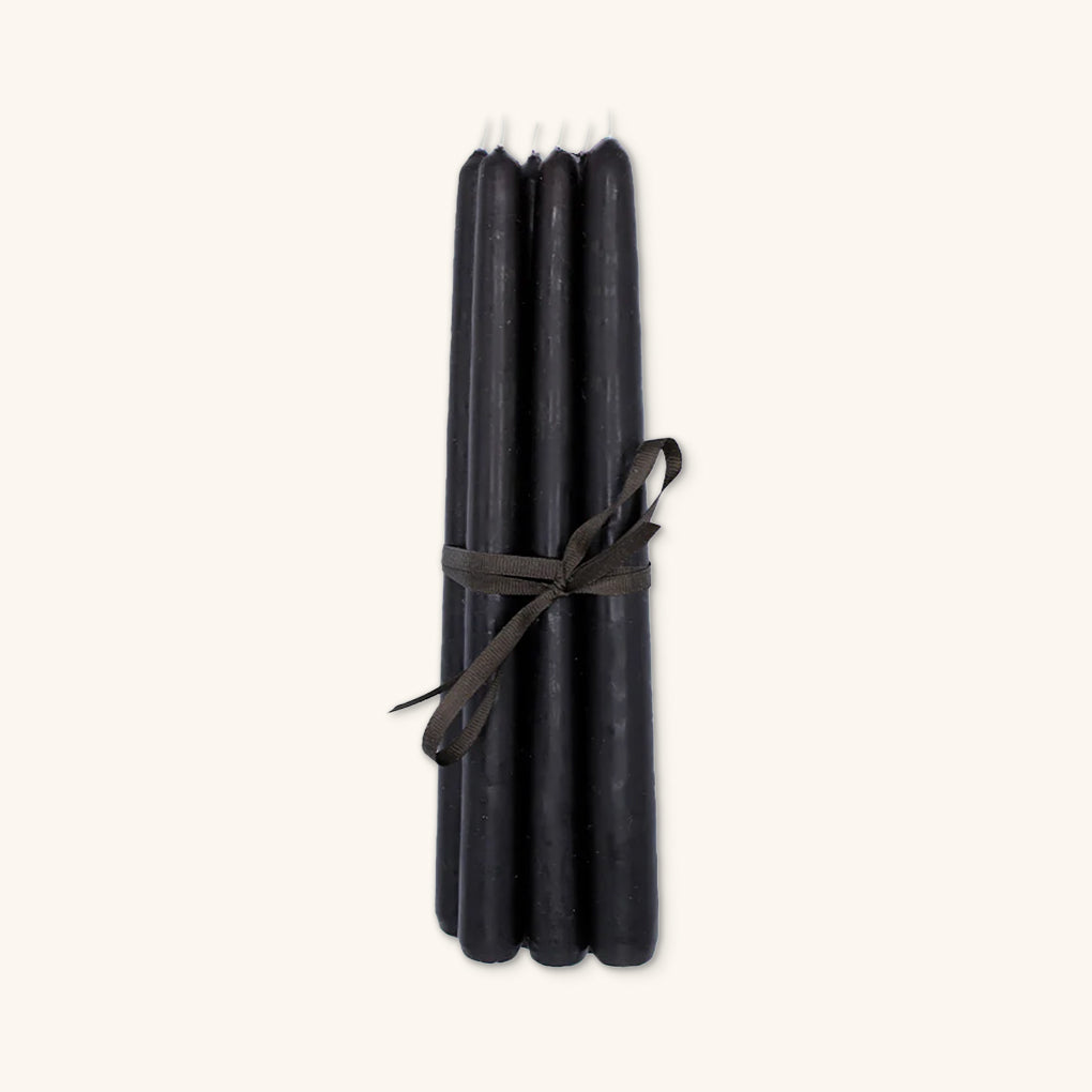 Velas Artesanales Negras. 