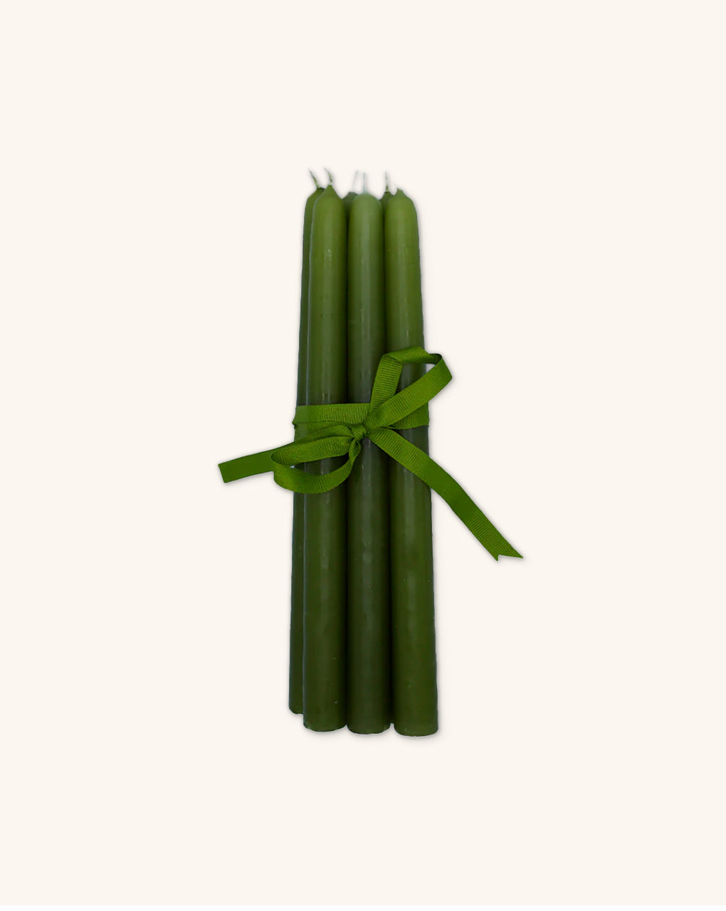 Velas Artesanales Verde Olivo.