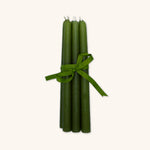 Velas Artesanales Verde Olivo.