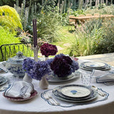 Platos para Ensalada con Hortensia, set de 4