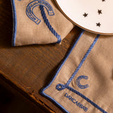 Platos para Pan con Estrellas y Orilla de Oro de 24 Kilates, set de 4