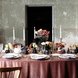 Mantel de Mesa en Terciopelo Rosa de 2 x 3