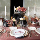 Candelabro Martelinado Vintage en Plateado, set de 2