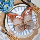 Plato Ensalada Mariposas 31 cm. Set de 4.