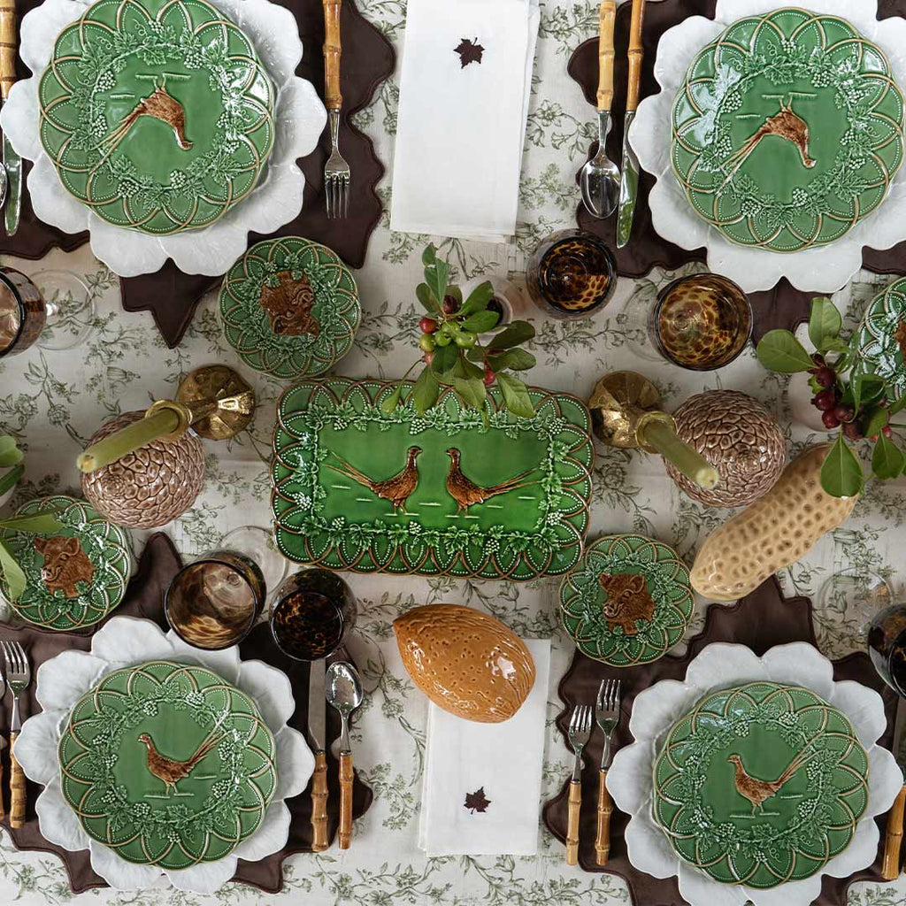 Caja de Pinecone Café de 20 cm de Bordallo Pinheiro.