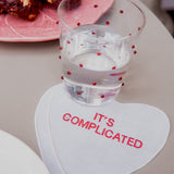 Vasos Tumbler Pippa con Puntitos Rojos, set de 6