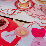 Plato Pan de Repollo Rosa Flamingo. Set de 4