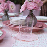 Vasos Tumbler Pippa con Puntitos Rosas, set de 6