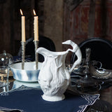Candelabro Martelinado Vintage en Plateado, set de 2