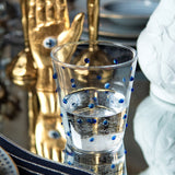 Vasos Tumbler Pippa con Puntitos Azules, set de 6