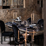 Candelabro Martelinado Vintage en Plateado, set de 2