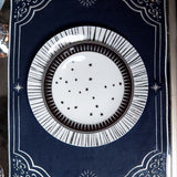 Platos para Pan con Estrellas y Orilla de Oro de 24 Kilates, set de 4