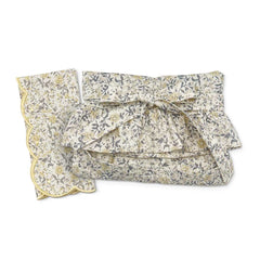 Servilletas Daisy de Algodón con Florecitas Amarillo, Set de 4 y 1 Delantal de Florecitas Amarillo