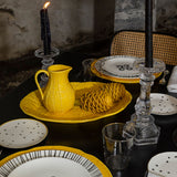 Bajoplato de Repollo Amarillo Canario. Set de 4